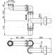 Сифон для раковини AlcaPlast A434 A434 фото 2