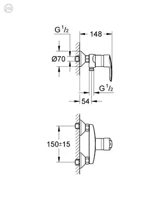 Смеситель Grohe Start для душа (32279000) 32279000 фото