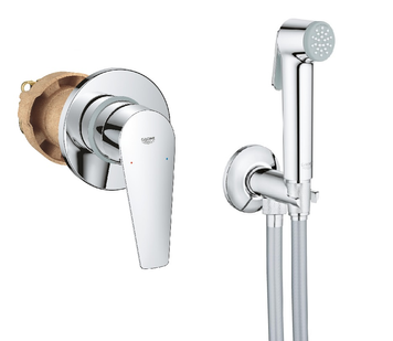 Гигиенический душ со смесителем скрытого монтажа Grohe BauEdge (UA28343001) UA28343001 фото