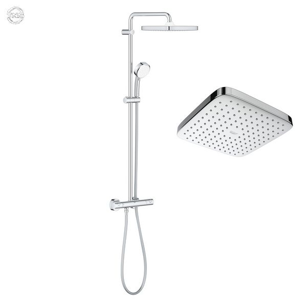 Душевая система с термостатом Grohe Tempesta Cosmopolitan System 250 Cube (26689000) 26689000 фото