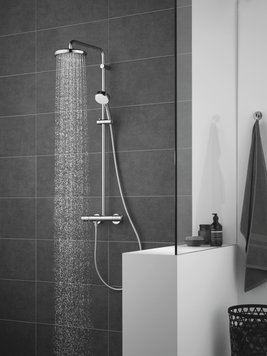 Душова стійка Grohe Tempesta Cosmopolitan 210 з термостатом (27922001) 27922001 фото