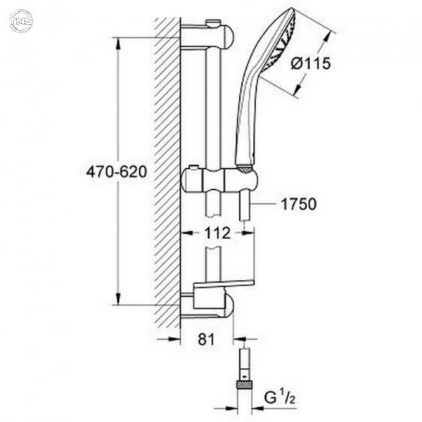 Набір для душу Grohe Euphoria (27266001) 27266001 фото