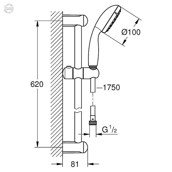 Набір змішувачів 4 в 1, для ванни і кухні Grohe BauLoop (123225МК) 123225МК фото