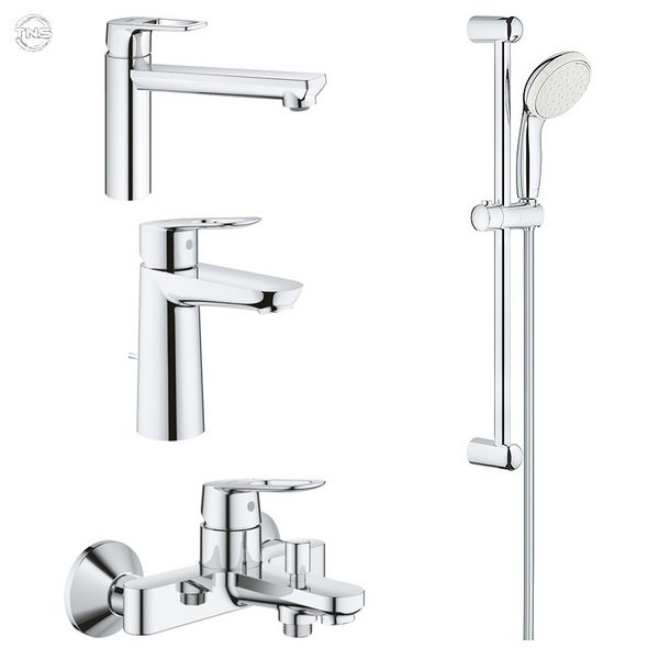 Набор смесителей 4 в 1, для ванной и кухни Grohe BauLoop (123225МК) 123225МК фото