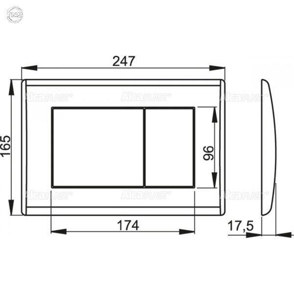 Кнопка змиву AlcaPlast M271 M271 фото