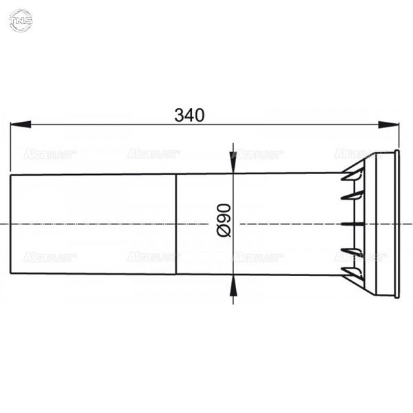 Патрубок Alcaplast M148 M148 фото