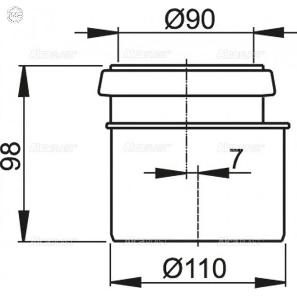 Соединитель Alcaplast M907 M907 фото