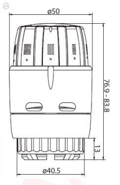 Комплект подключения к радиатору DANFOSS (013G2219) ( RA-N + RAS-C2 + RLV-S) 1/2 угловой 013G2219 фото