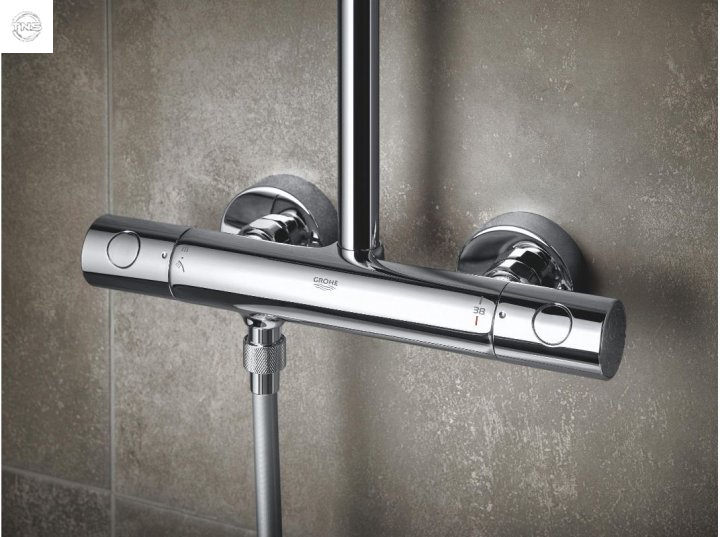 Душова система Grohe Vitalio Start 250 Cube з термостатом (26697000) 26697000 фото